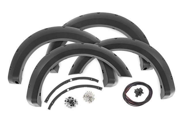 Rough Country Pocket Fender Flares | UX Ingot Silver Metallic | Ford F-150 2WD/4WD (09-14)