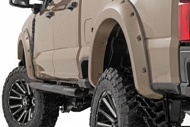 Rough Country Pocket Fender Flares | D1 Stone Gray | Ford F-250/F-350 Super Duty (23-26)