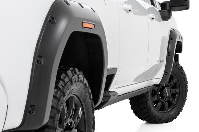 Rough Country Pocket Fender Flares | GBA Black | GMC Sierra 2500 HD/Sierra 3500 HD (20-26)