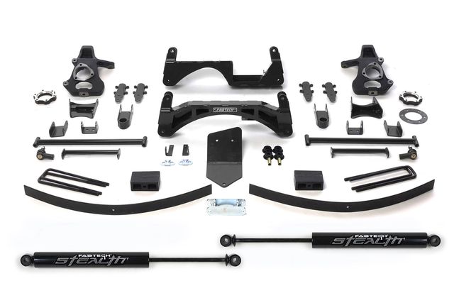 Fabtech 7" Basic Lift System w/Shocks