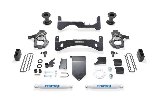 Fabtech 6" Basic Lift System w/Shocks