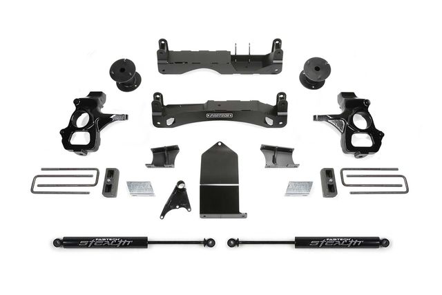 Fabtech 4" Basic Lift System w/Shocks