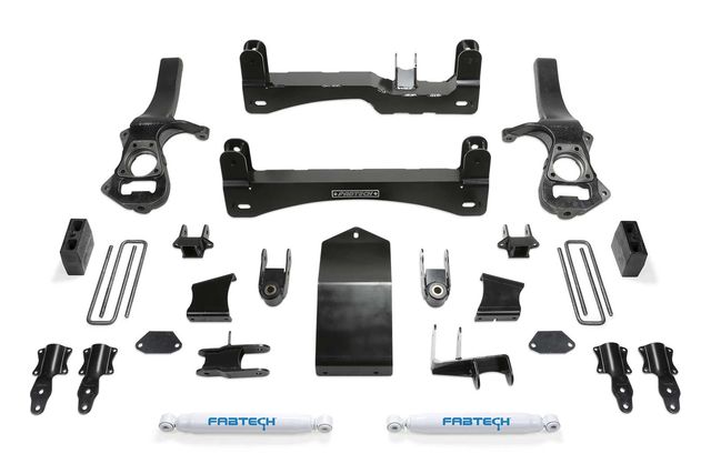 Fabtech 6" Basic Lift System w/Shocks