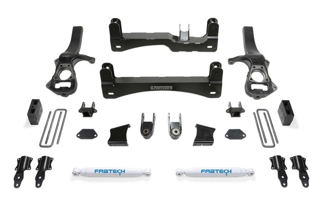 Fabtech 6" Basic Lift System w/Shocks