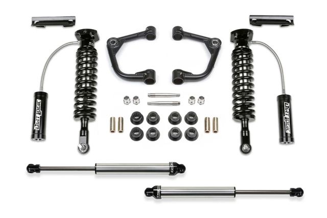 Fabtech 3" Uniball UCA Lift System w/Shocks