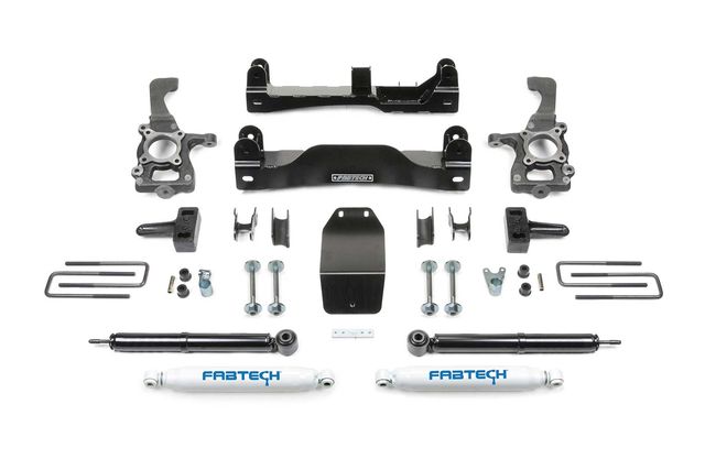 Fabtech 4" Basic Lift System w/Shocks