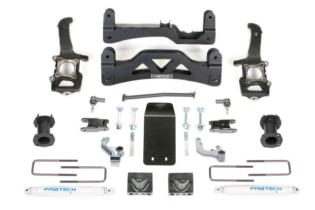 Fabtech 6" Basic Lift System w/Shocks