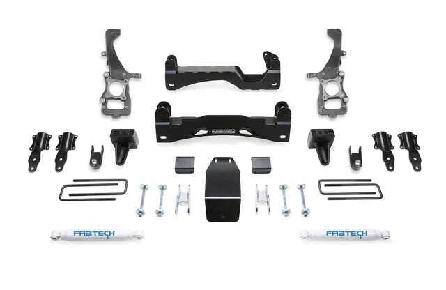 Fabtech 6" Basic Lift System w/Shocks