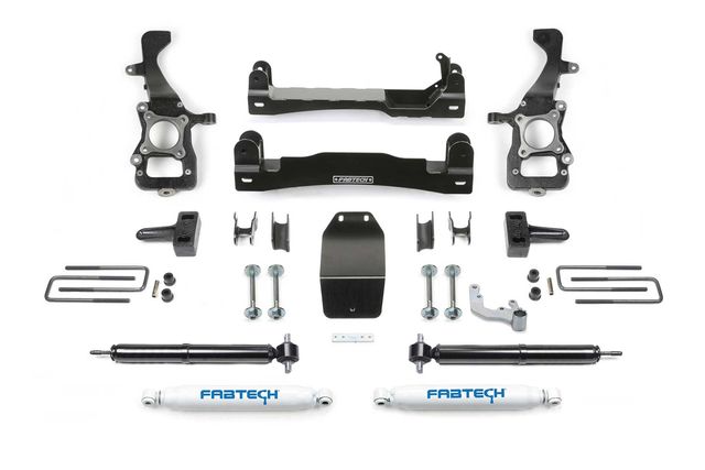 Fabtech 4" Basic Lift System w/Shocks