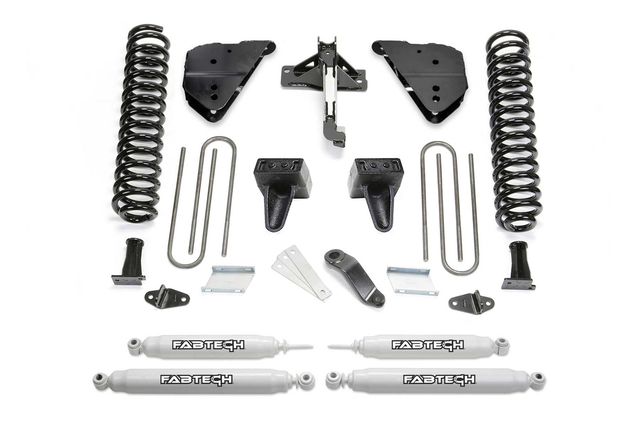 Fabtech 4" Basic Lift System w/Shocks