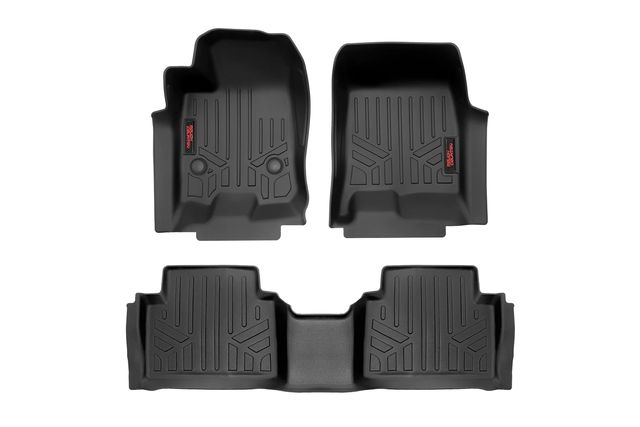 Rough Country Floor Mats | FR & RR | Crew | Chevy/GMC Canyon/Colorado 2WD/4WD (2023-2026)
