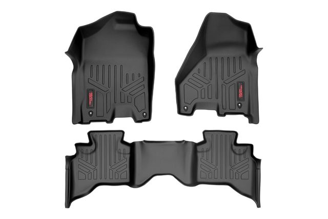 Rough Country Floor Mats | FR & RR | Quad Cab | Ram 1500 2WD/4WD (2012-2018 & Classic)
