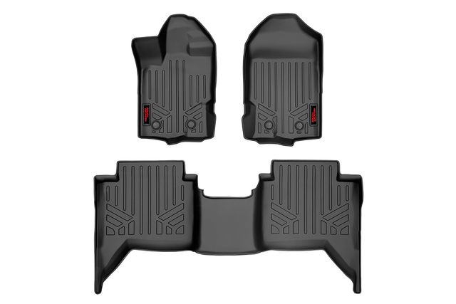 Rough Country Floor Mats | FR & RR | Ford Ranger 2WD/4WD (2019-2023)