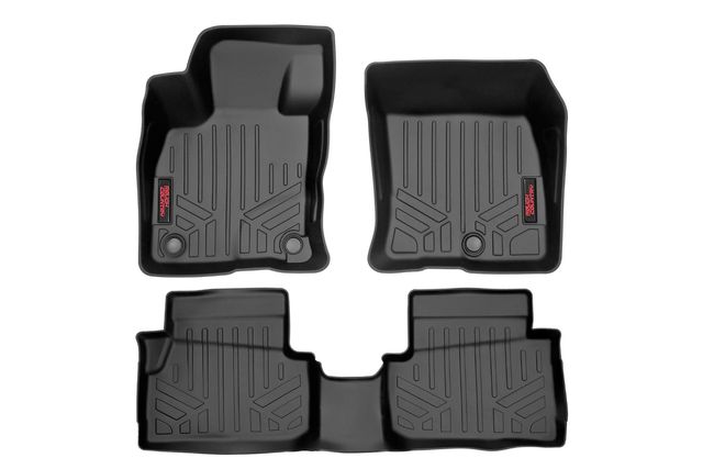 Rough Country Floor Mats | Front and Rear | Ford Maverick 2WD/4WD (2022-2026) | #M-51100