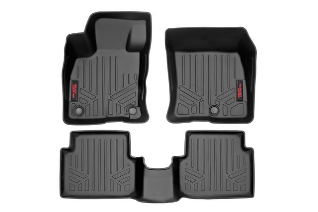 Rough Country Floor Mats | Front and Rear | Ford Maverick 2WD/4WD (2022-2026) | #M-51102