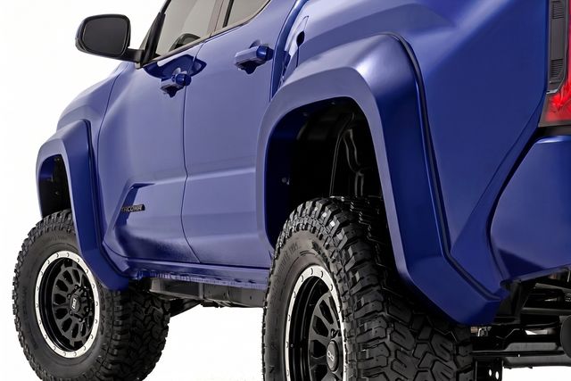 Rough Country Sport Fender Flares | 8W7 Blue Crush | Toyota Tacoma 2WD/4WD (2024-2026)