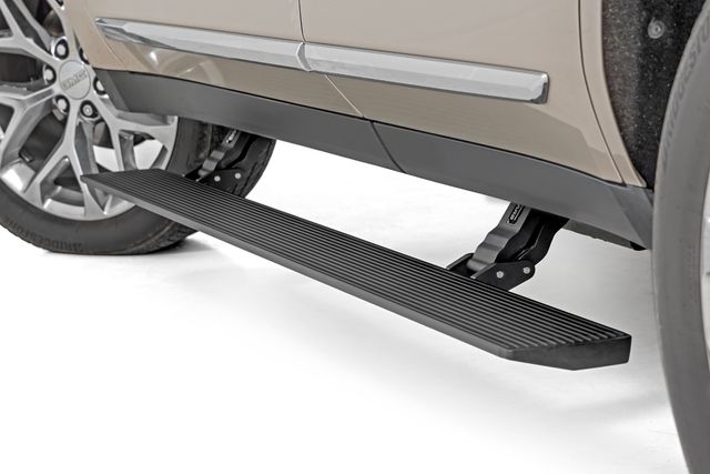 Rough Country Power Running Boards | Dual Electric Motor | Crew Cab | Chevy/GMC Tahoe/Yukon (21-26)