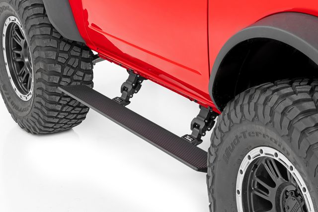 Rough Country Power Running Boards | Dual Electric Motor | 2 Door | Ford Bronco (2 Door) (21-26)
