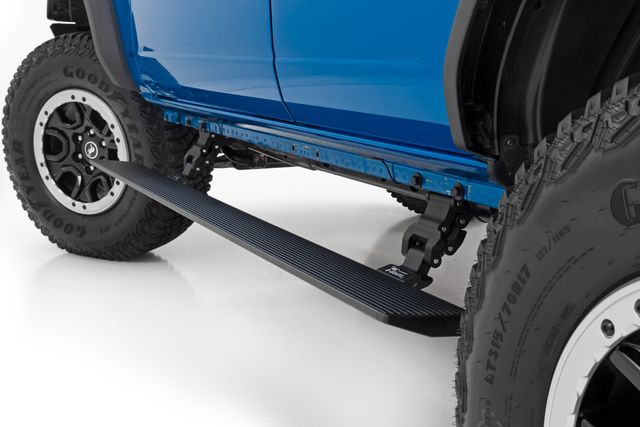 Rough Country Power Running Boards | Dual Electric Motor | 4 Door | Ford Bronco 4WD (21-26)