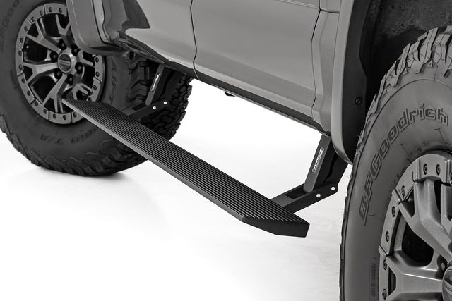 Rough Country Power Running Boards | Dual Electric Motor | Crew Cab | Ford F-150/Lightning/F-250/F-350/Raptor (15-26)