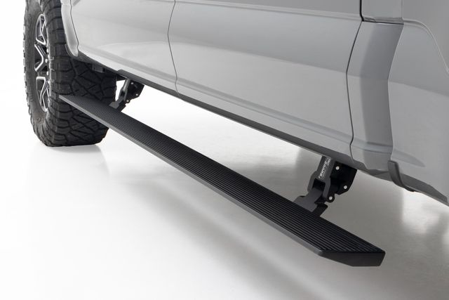 Rough Country Power Running Boards | Dual Electric Motor | Ford F-150/Lightning/F-250/F-350/Raptor (15-26)