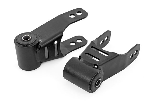 Rough Country Lowering Shackles | 3/4-1-1/4 Inch | Ford F-150 2WD/4WD (2015-2026)