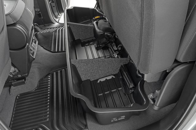 Rough Country Under Seat Storage | Double Cab | Chevy/GMC 1500/2500HD/3500HD (19-26)