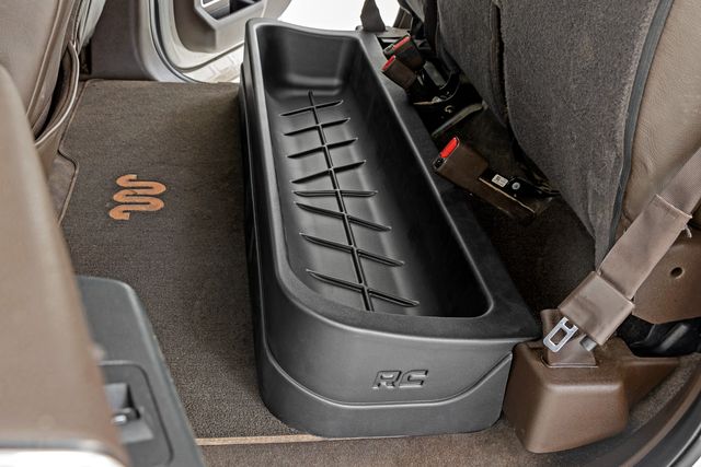 Rough Country Under Seat Storage | Crew Cab | Ford F-150/F-250/F-350/Raptor (2015-2026)