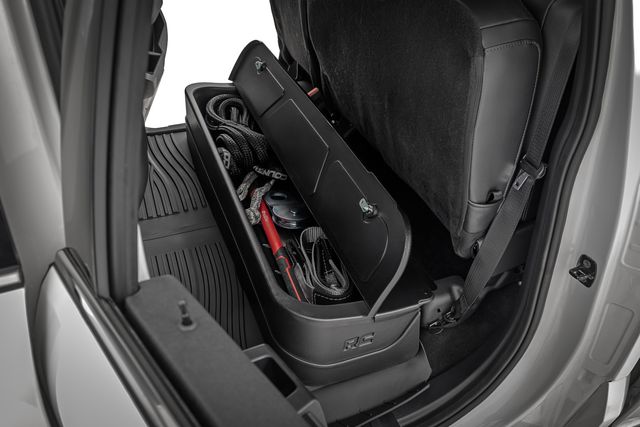 Rough Country Under Seat Storage with Locking Lid | Ford F-150/F-250/F-350/Raptor (15-26)