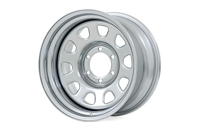 Rough Country Steel Wheel | Chrome | 16x8 | 6x5.5 | 4.25 Bore | -12