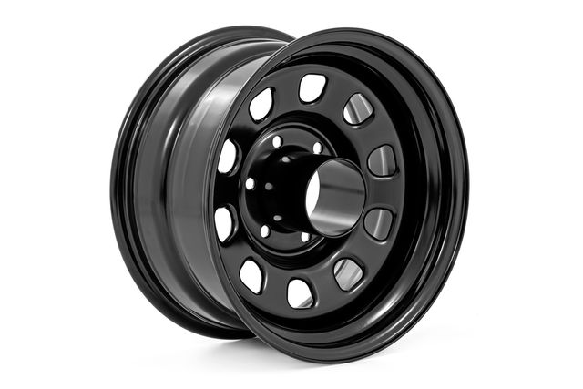 Rough Country Steel Wheel | Black | 17x9 | 5x5.5 | 4.25 Bore | +0mm