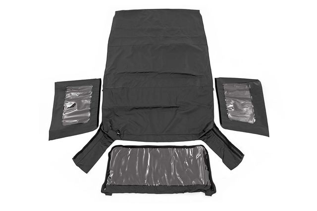 Rough Country Soft Top | Replacement | Black | 4 Door | Jeep Wrangler Unlimited (07-09)