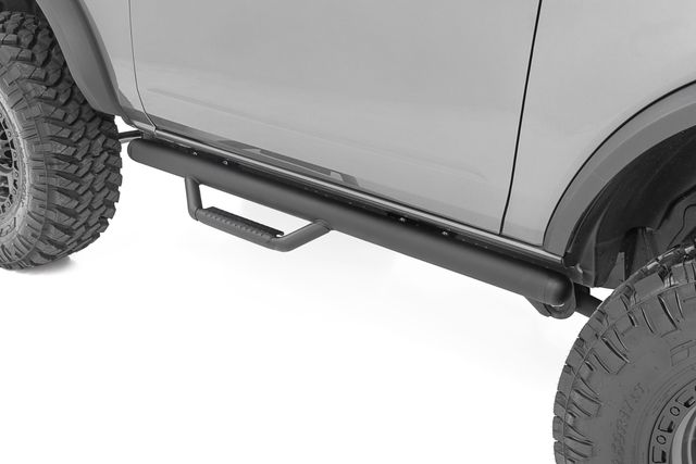 Rough Country Nerf Steps | Wheel to Wheel | 2 Door | Ford Bronco (2 Door) 4WD (2021-2026)