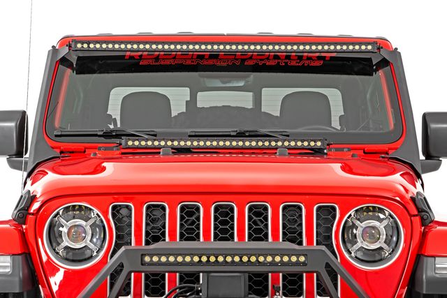 Rough Country 9 Inch LED Headlights | DOT Approved | Jeep Gladiator JT/Wrangler JL (18-26)