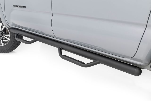 Rough Country Nerf Steps | Cab Length | Crew Cab | 5' Bed | Toyota Tacoma 2WD/4WD (05-23)