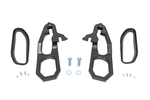 Rough Country Tow Hook Brackets & Bezel Combo | Ram 1500 2WD/4WD (2019-2024)