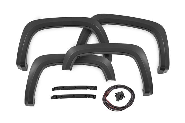 Rough Country Sport Fender Flares | GBA Black | Chevy Silverado 2500 HD/3500 HD (20-26)