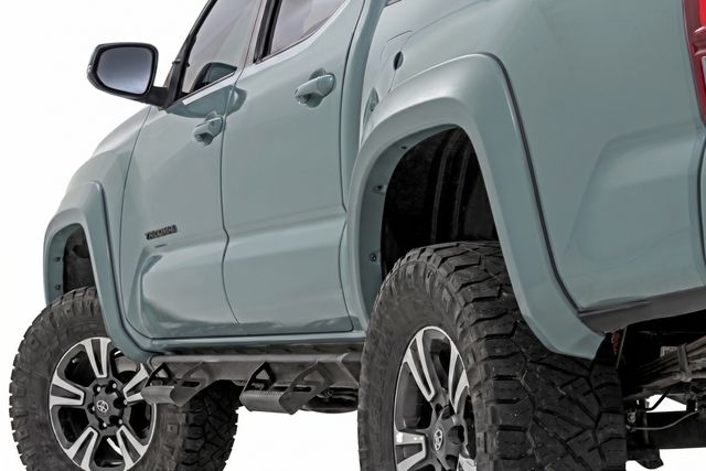 Rough Country Sport Fender Flares | 6X3 Lunar Rock | Toyota Tacoma 2WD/4WD (2016-2023)