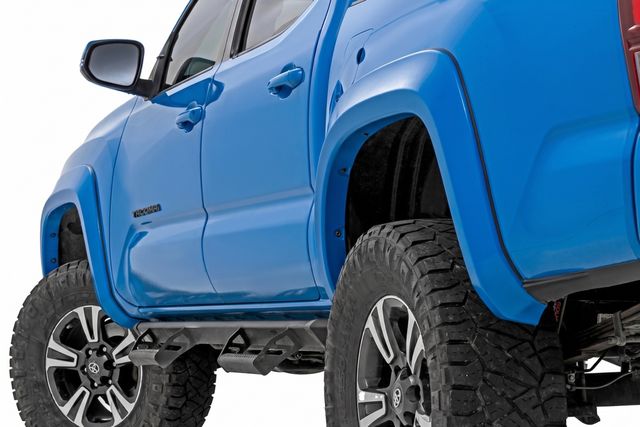 Rough Country Sport Fender Flares | 8T6 Voodoo Blue | Toyota Tacoma 2WD/4WD (2016-2023)