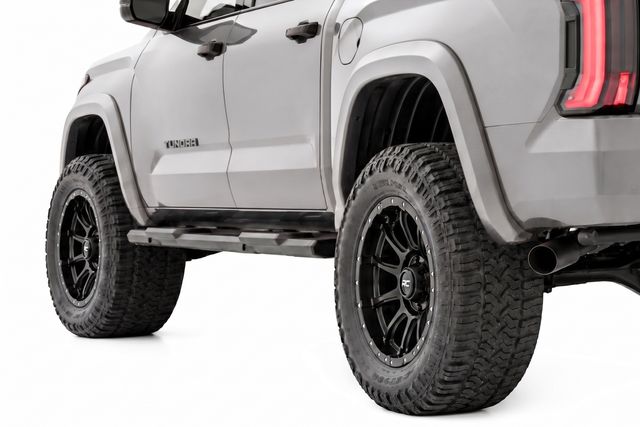 Rough Country Sport Fender Flares | Silver | Toyota Tundra 2WD/4WD (2022-2026)