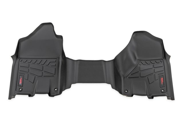 Rough Country Sure-Fit Floor Mats | Front Over Hump | Crew | Ram 2500/3500 2WD/4WD (19-26)