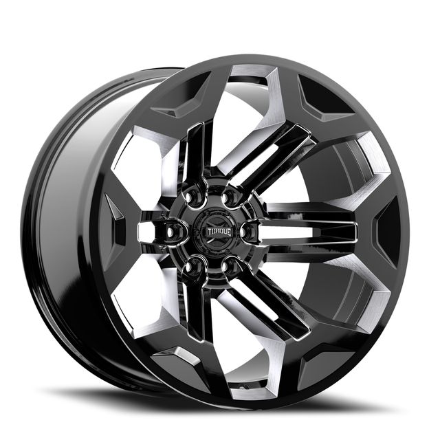 Rough Country Torque Pulse | Gloss Black | 20x9 | 6x5.5 | -12mm