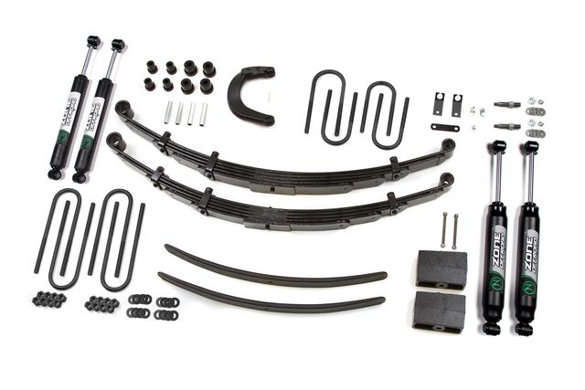 Zone Offroad 6" Leaf Spring Lift Kit ; Nitro Shocks