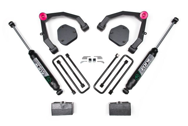 Zone Offroad 3.5" Adventure Series Lift Kit ; Nitro Shocks