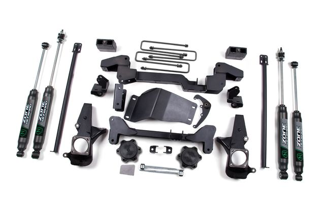 Zone Offroad 6" Suspension Lift Kit ; Nitro Shocks