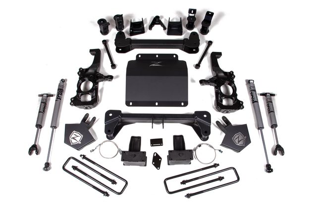Zone Offroad 5" Suspension Lift Kit ; Fox Adventure Shocks