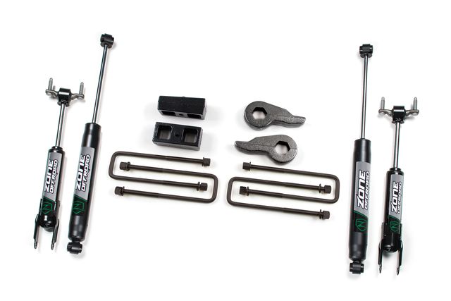 Zone Offroad 2" Torsion Key Lift Kit ; Nitro Shocks