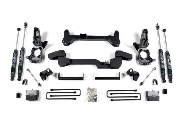 Zone Offroad 6" Torsion Bar Drop Lift Kit ; Nitro Shocks