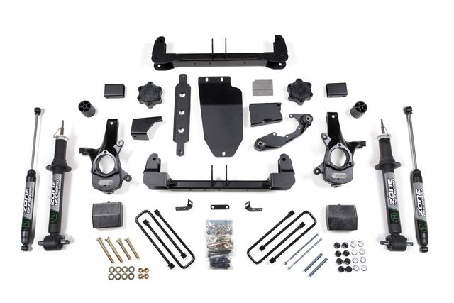 Zone Offroad 6.5" Lift Kit with Strut Shock ; Nitro Shocks