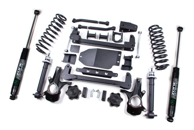 Zone Offroad 6.5" Strut & Drop Crossmember Lift Kit ; Nitro Shocks